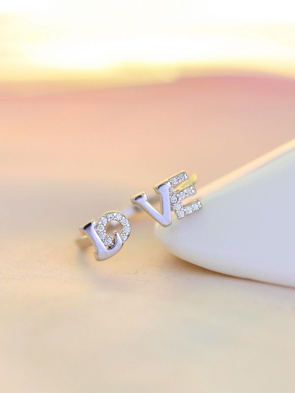 Joyous Love Adjustable American-Diamond Ring