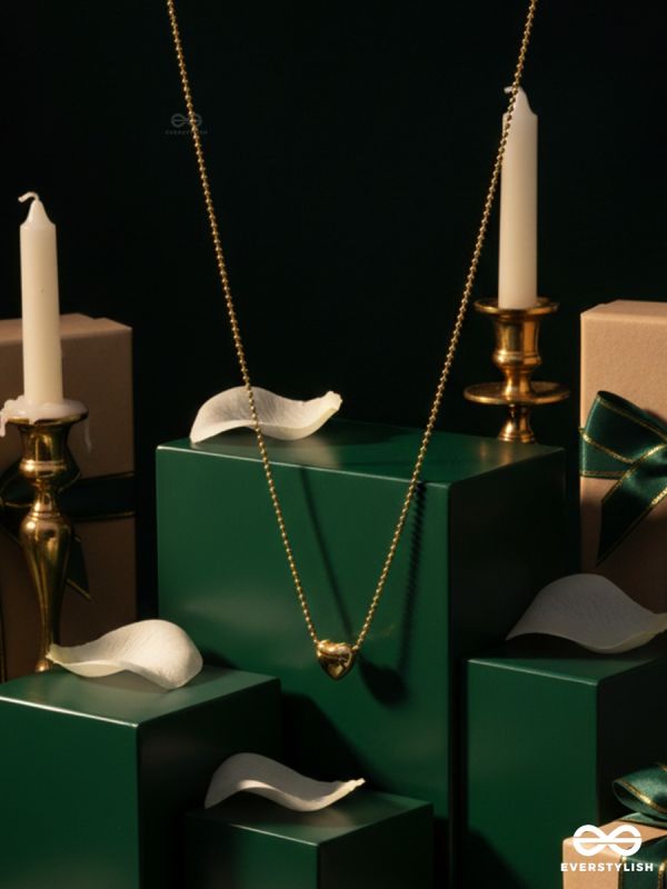 HEART VELORA –  STAINLESS STEEL 18K GOLD PLATED ANTI-TARNISH HEART NECKLACE 