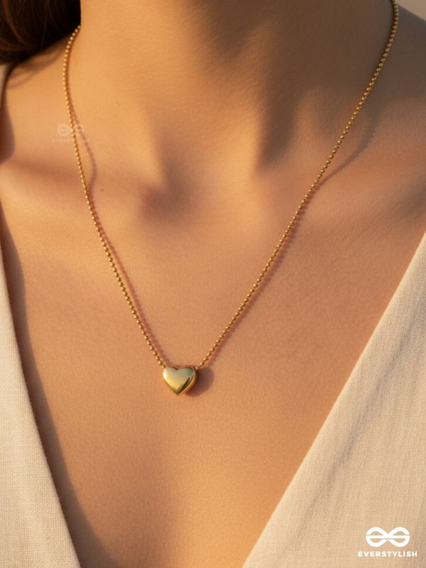 HEART VELORA –  STAINLESS STEEL 18K GOLD PLATED ANTI-TARNISH HEART NECKLACE 