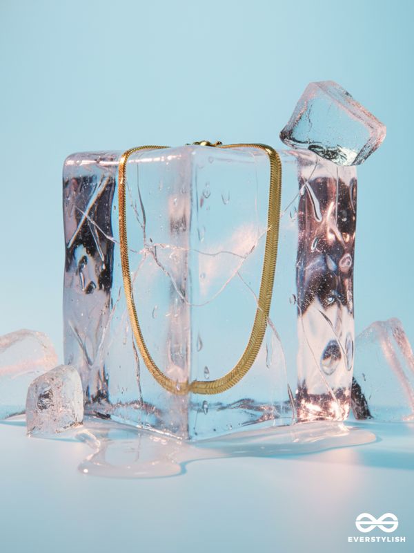 GIORA ITALIA - THE GOLDEN ARMOUR –  STAINLESS STEEL 18K GOLD PLATED ANTI-TARNISH CHAIN NECKLACE