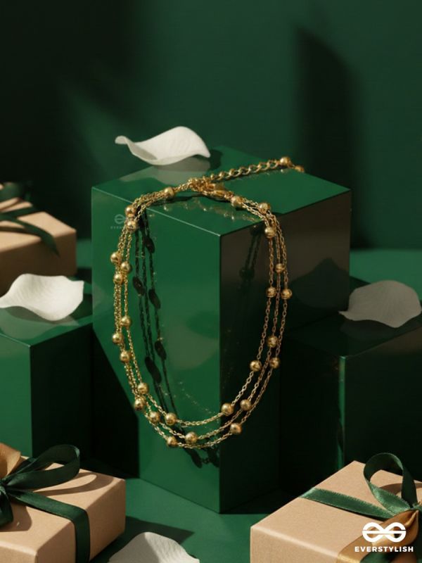 GIORA ITALIA - THE SOFT CASCADE –  STAINLESS STEEL 18K GOLD PLATED ANTI-TARNISH BRACELET