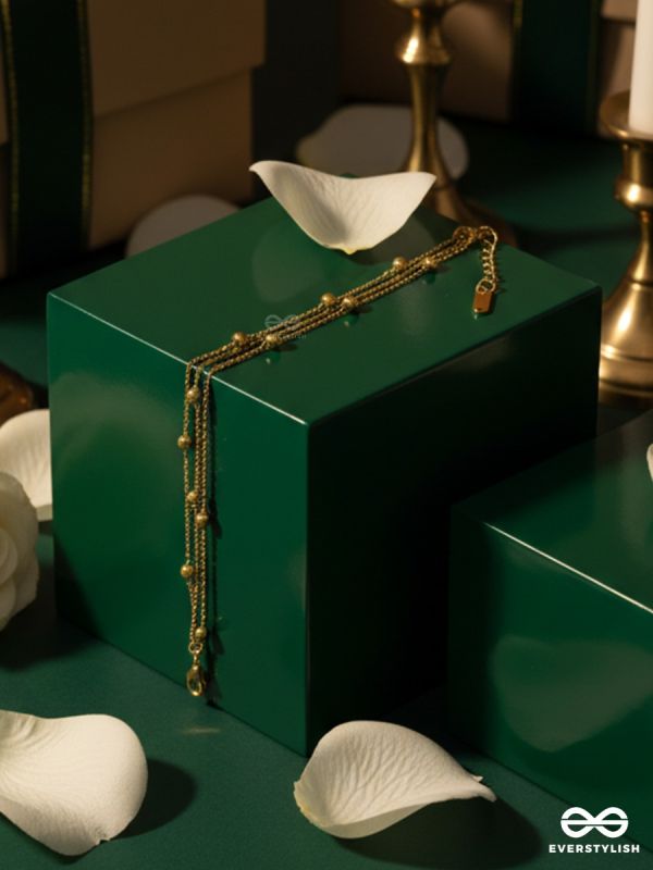 GIORA ITALIA - THE SOFT CASCADE –  STAINLESS STEEL 18K GOLD PLATED ANTI-TARNISH BRACELET