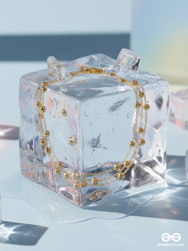 GIORA ITALIA - THE SOFT CASCADE –  STAINLESS STEEL 18K GOLD PLATED ANTI-TARNISH BRACELET