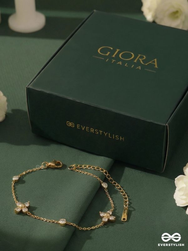 DEWY GLOW – STAINLESS STEEL 18K GOLD PLATED ANTI-TARNISH MINIMAL CHAIN BRACELET