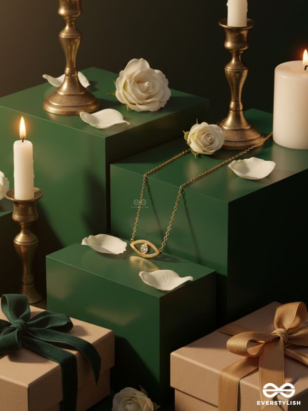 AMULETTE – STAINLESS STEEL 18K GOLD PLATED ANTI-TARNISH DELICATE NECKLACE