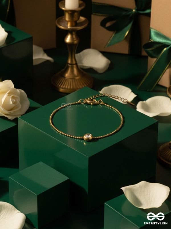 ELORIA – STAINLESS STEEL 18K GOLD PLATED ANTI-TARNISH CLASSIC BRACELET