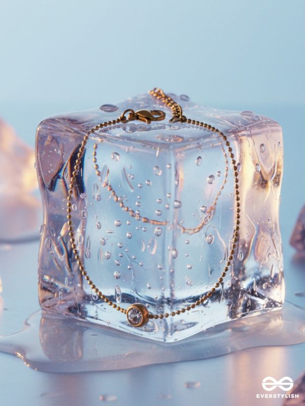 ELORIA – STAINLESS STEEL 18K GOLD PLATED ANTI-TARNISH CLASSIC BRACELET