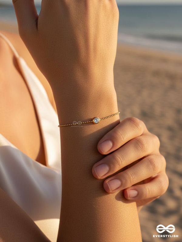 ELORIA – STAINLESS STEEL 18K GOLD PLATED ANTI-TARNISH CLASSIC BRACELET