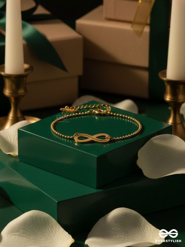 ENDLESS FORM – STAINLESS STEEL 18K GOLD PLATED ANTI-TARNISH INFINITY BRACELET