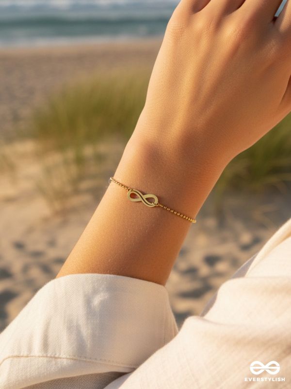 ENDLESS FORM – STAINLESS STEEL 18K GOLD PLATED ANTI-TARNISH INFINITY BRACELET