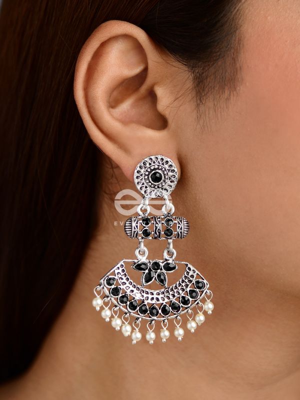 The Bohemian Elegance (Onyx Black) - Embellished Oxidised Collection