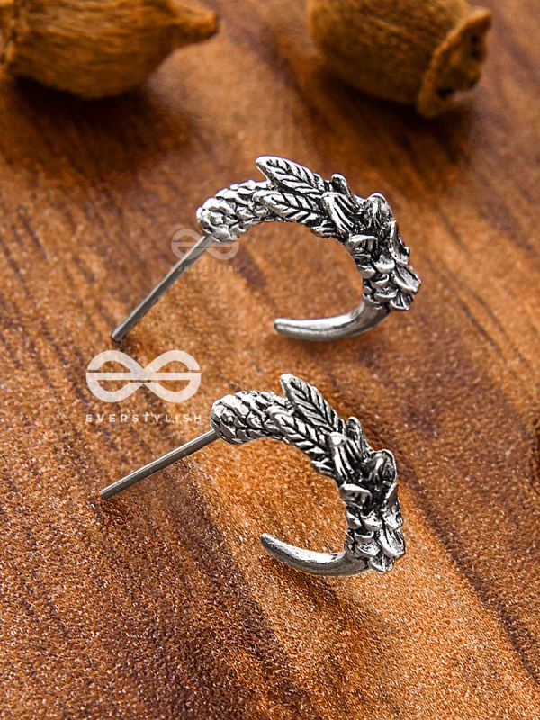 The Little Boho Ringlet Studs - Tiny Trinket Earrings
