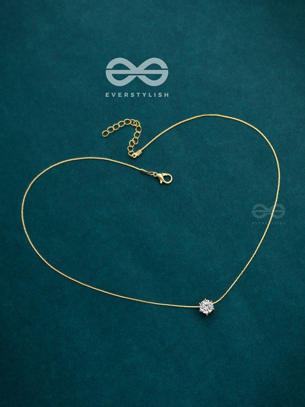 The Dainty Delight - Golden Casual Neckpiece With Anti-Tarnish Coating 