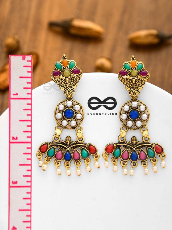 My Gorgeous Self - Statement Multicoloured Earrings