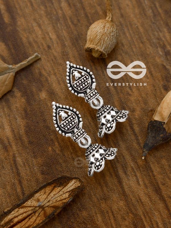 The Little Droplet Jhumki - Tiny Trinket Earrings