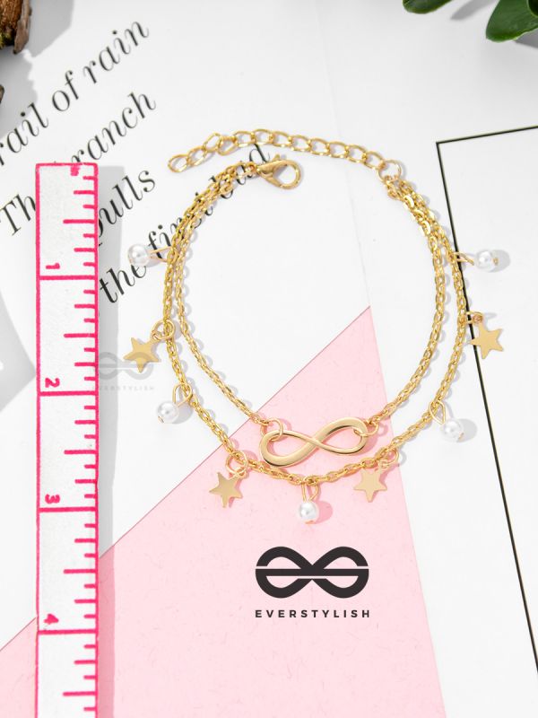 To Infinity and Beyond - Golden Statement Layered Bracelet