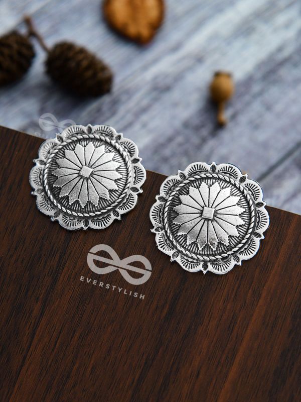 The Eclectic Emblems - Oxidised Boho Earrings