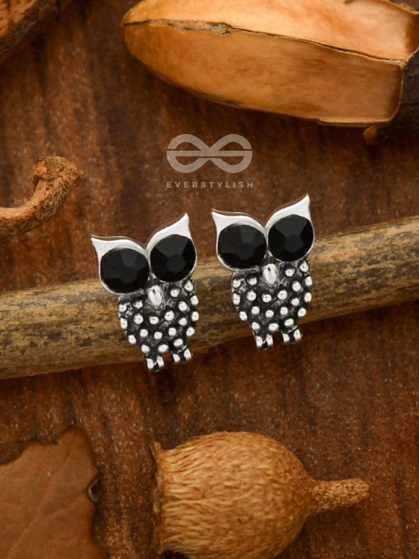 The Glimmering Owls - Tiny Trinket Earrings