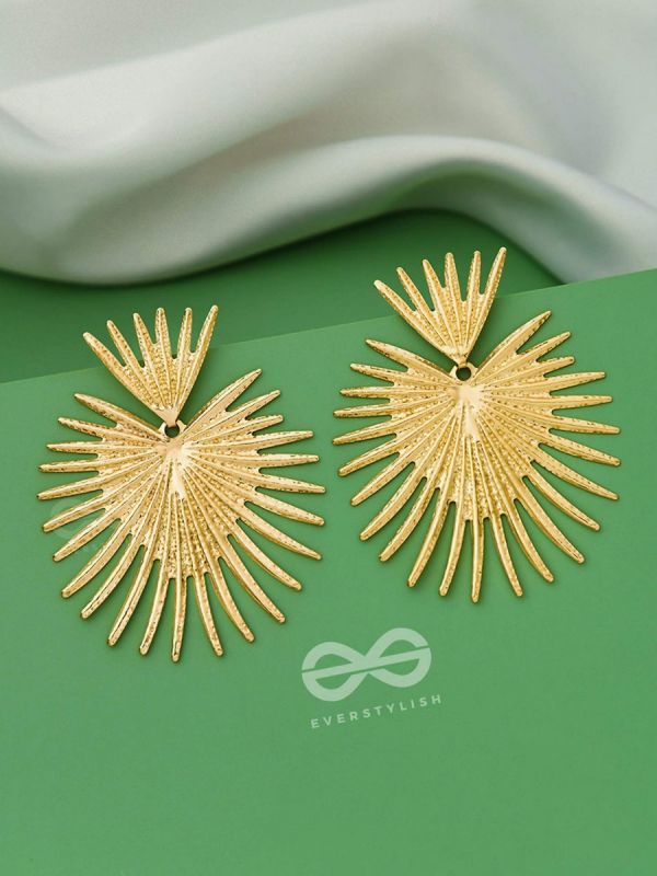 The Boho-Chic Godess - Golden Statement Earrings
