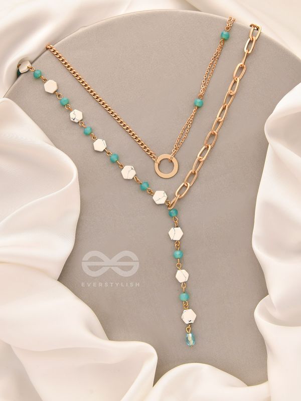 The Snowball Effect- Golden Layered Necklace