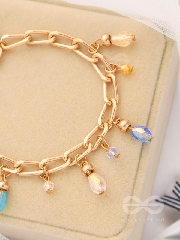 Catch the Sun- Golden Glass Beads Bracelet