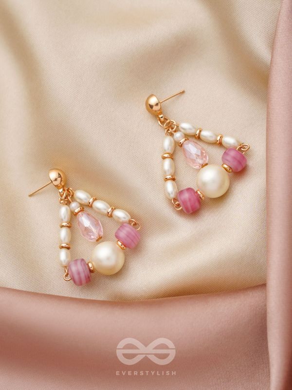 The Cinderella Swing- Golden Embellished Earrings