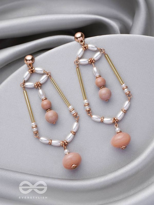 The Jasmine Jewels- Golden Embellished Earrings