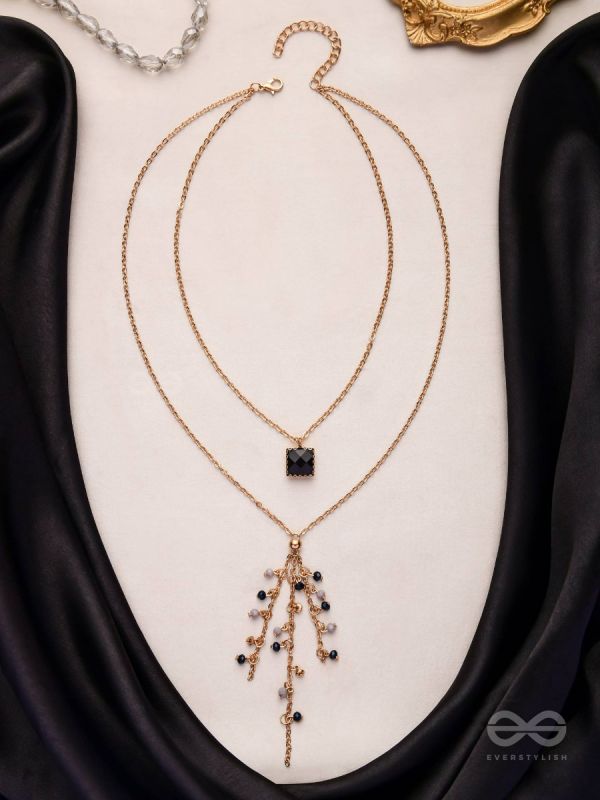 The Dancing Shadows - Classy Two Layered Neckpiece With Anti-Tarnish Coating 