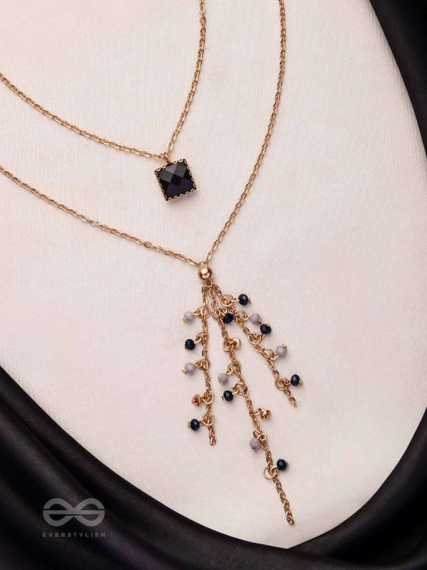 The Dancing Shadows - Classy Two Layered Neckpiece With Anti-Tarnish Coating 