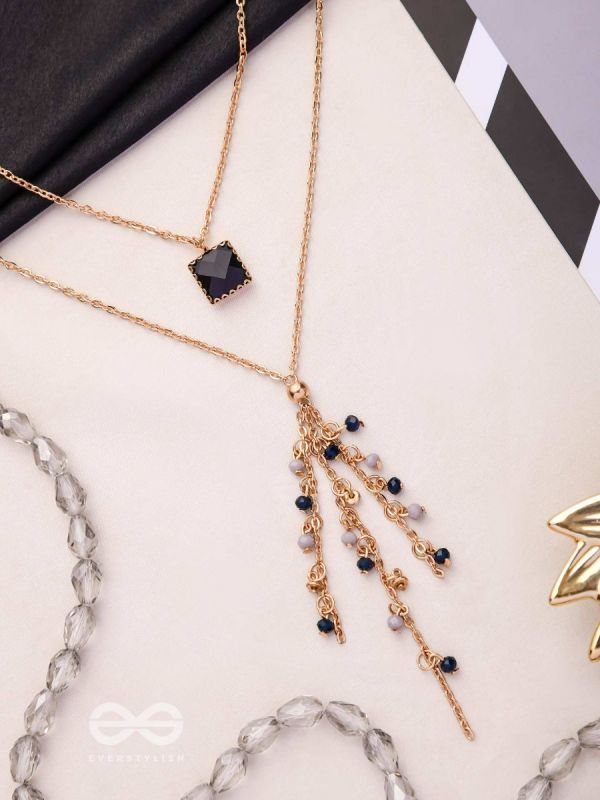 The Dancing Shadows - Classy Two Layered Neckpiece With Anti-Tarnish Coating 