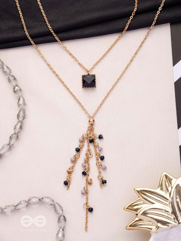 The Dancing Shadows - Classy Two Layered Neckpiece With Anti-Tarnish Coating 
