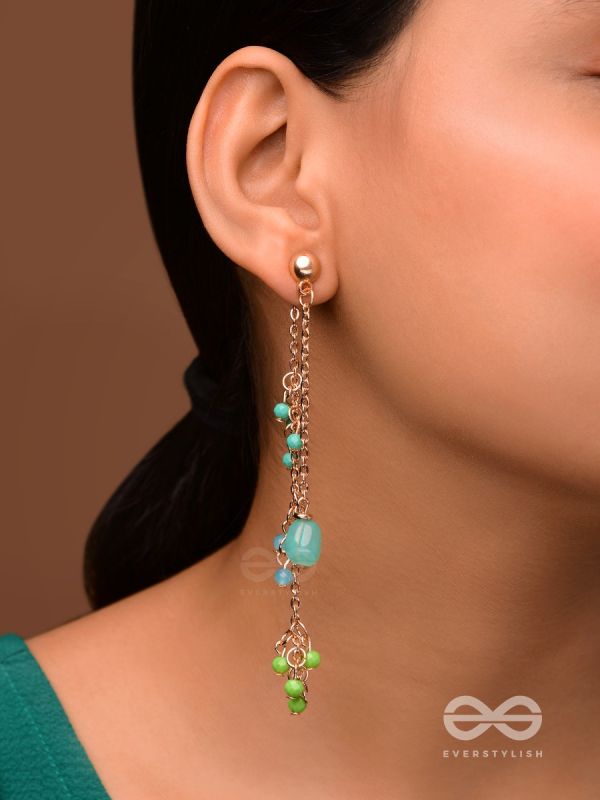 THE SONG OF AVES - GOLDEN DROP EARRING