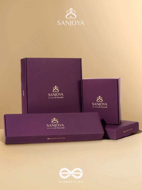 Edhas - The Luminous Radiance - Mirror, Beads And Cutdana Hand Embroidered Neckpiece