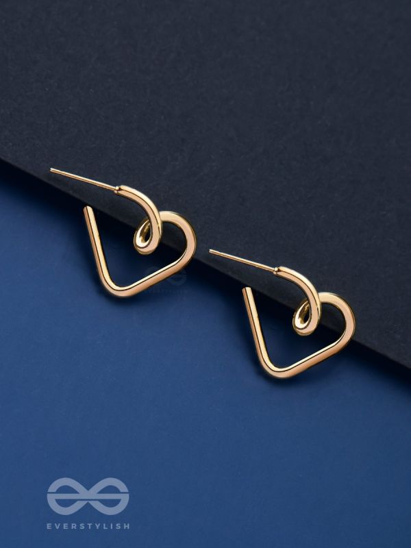 INCOMPLETE LOVE NOTES - ANTIQUE GOLDEN STUDS