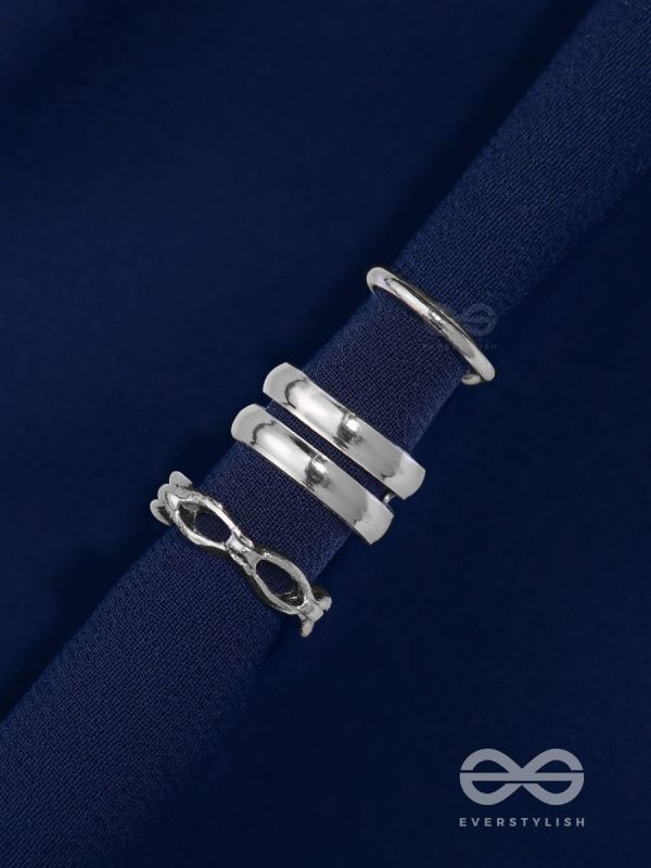 TRIPLE TREBLE - SET OF THREE EAR CUFFS (ONE EAR)