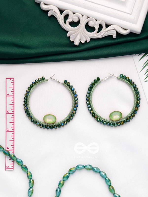 THE ENCHANTED CIRCLETS - STATEMENT HOOP EARRINGS