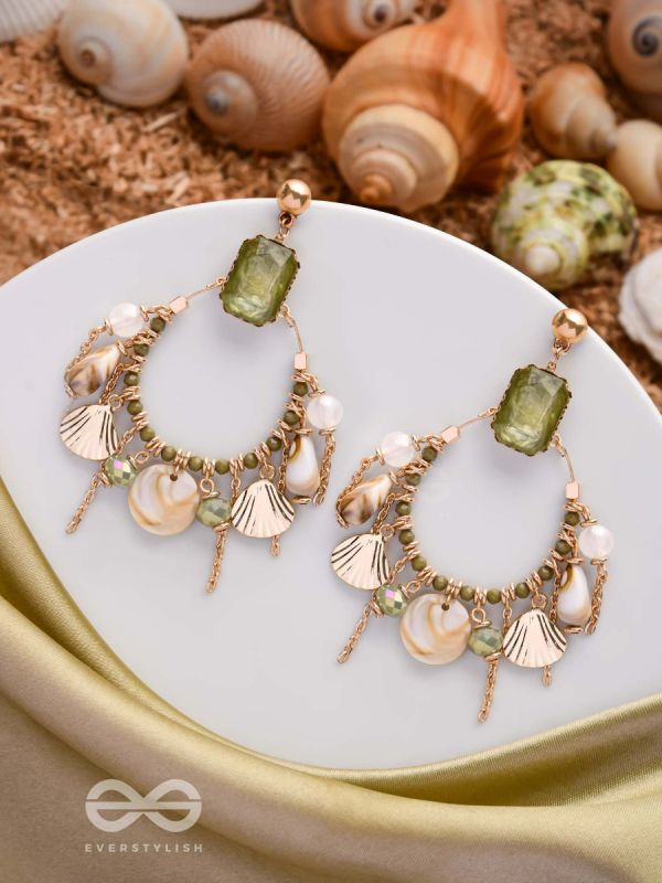 THE TROPICAL COASTLINE - STATEMENT DROP EARRINGS