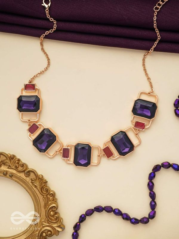 The Crystal Matrix - Statement Embellished Neckpiece