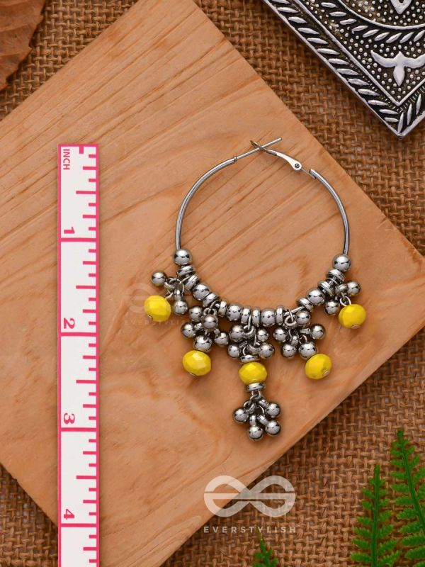 The Marigold Baubles- Silver Hoop Earrings