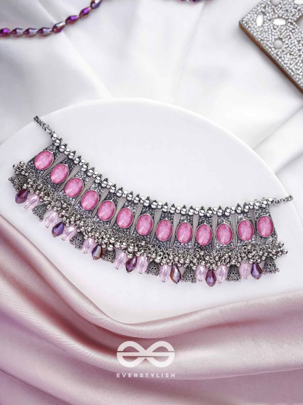 The Coral Dreams - Statement Embellished Oxidised Neckpiece