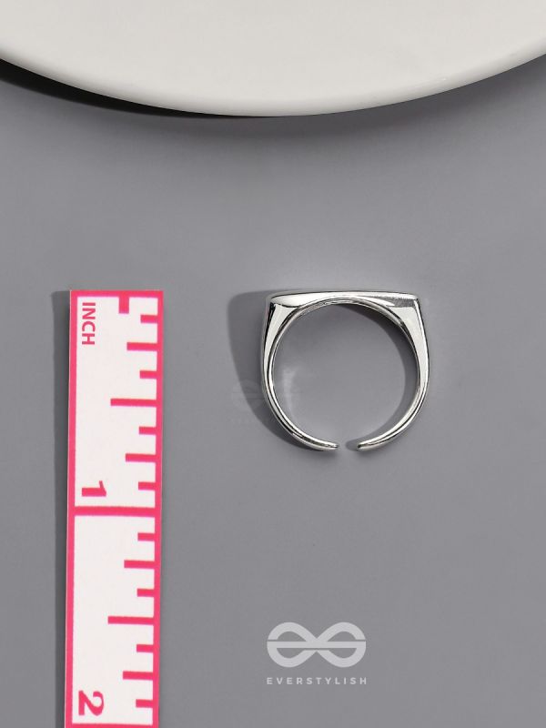 Silver Serenity - Classic Silver Ring 