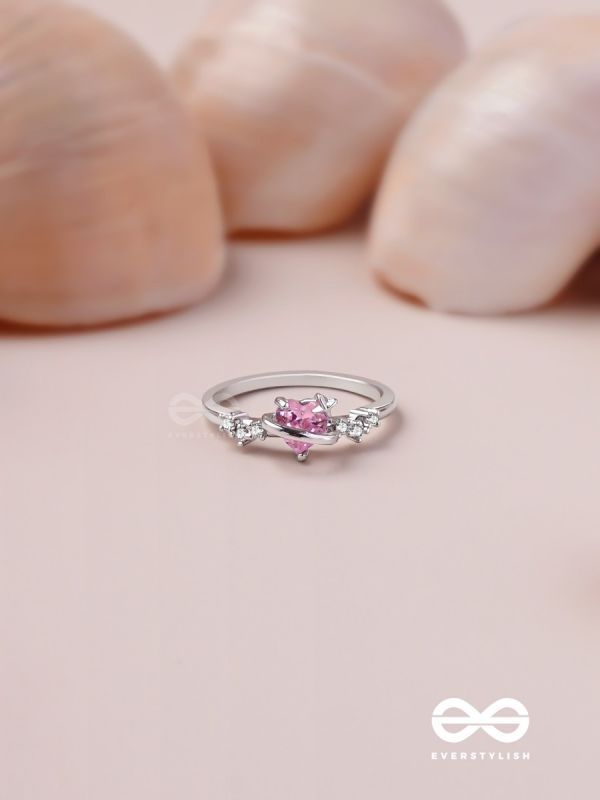 The Celestial Affection - Silver Cubic Zirconia Ring
