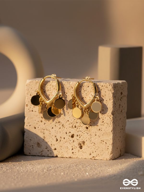 TWIRL TOKENS – PLAYFUL GOLDEN MINI HOOPS