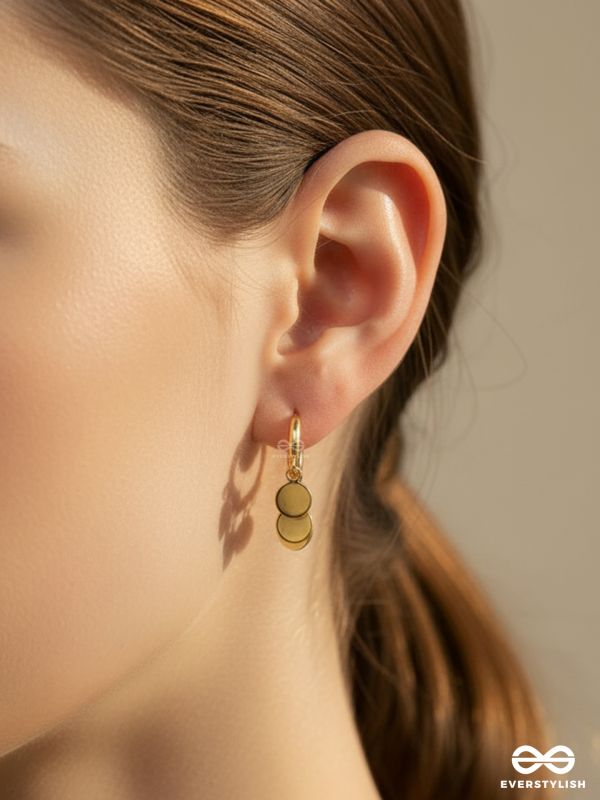 TWIRL TOKENS – PLAYFUL GOLDEN MINI HOOPS