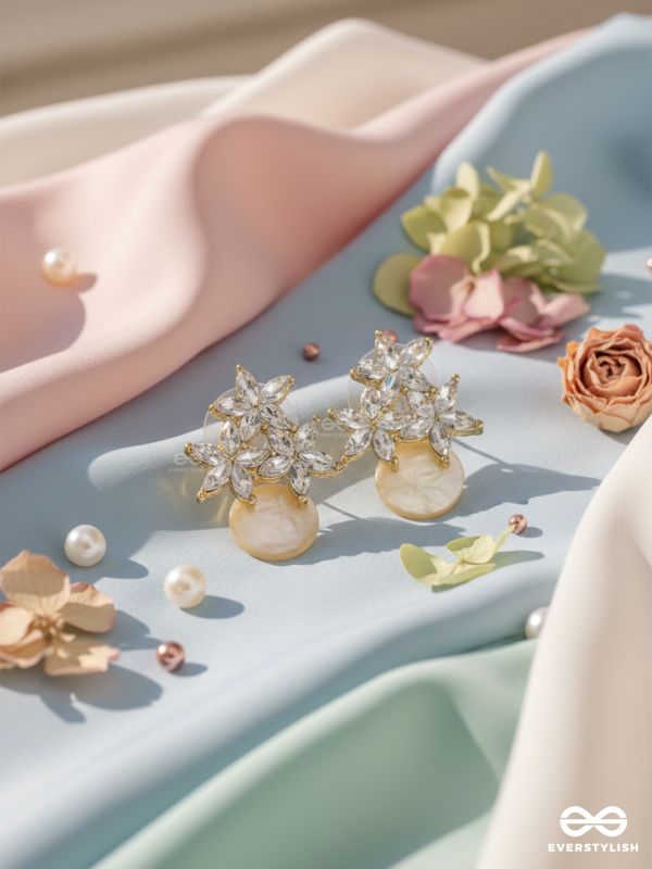 STARDUST FLURRY – CRYSTAL CLUSTER STUDS