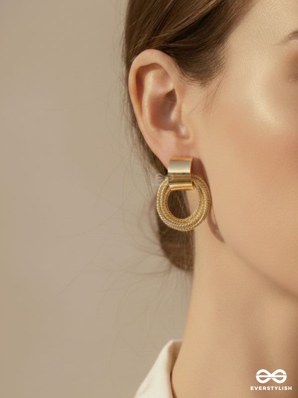 LUMI HALO – SOFT SPRAKLE RIPPLE EARRINGS