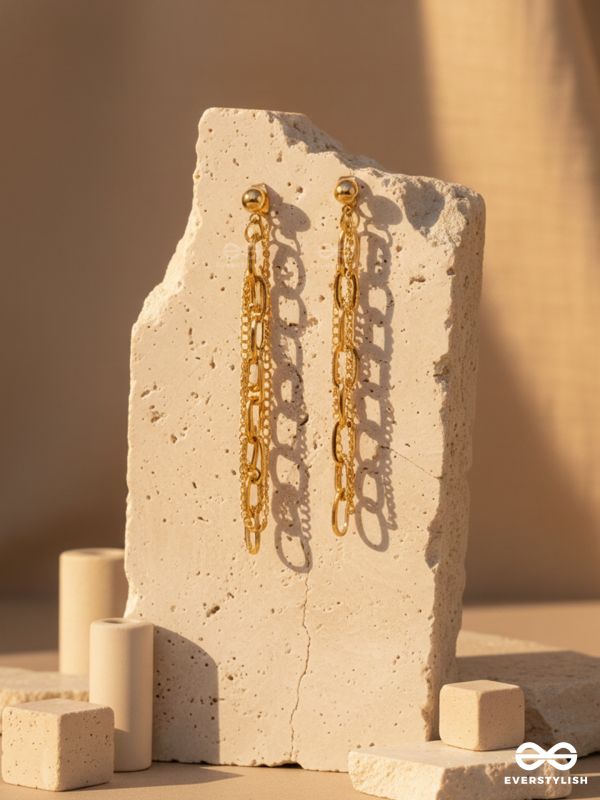 CHAIN CRUSH – BOLD LAYERED CHAIN EARRINGS