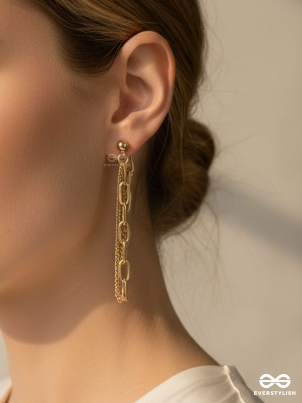 CHAIN CRUSH – BOLD LAYERED CHAIN EARRINGS