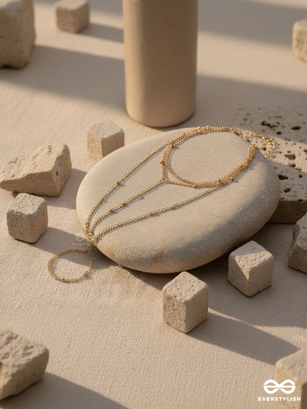 SOUL TIE – ELEGANT LAYERED HAND BRACELET