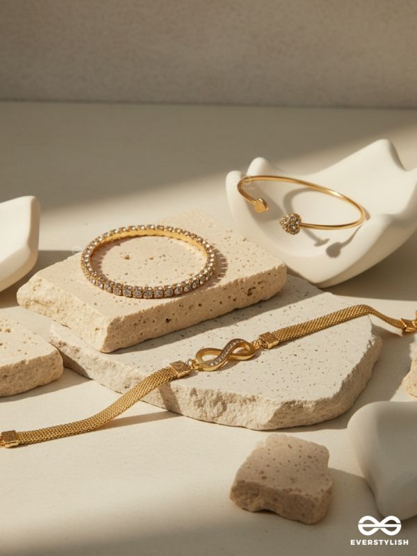 SIGNATURE LOVE – MINIMAL GOLDEN BRACELET SET
